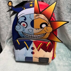Loungefly Five Nights at Freddy's Security Breach Sun & Moon Backpack Exclusive
